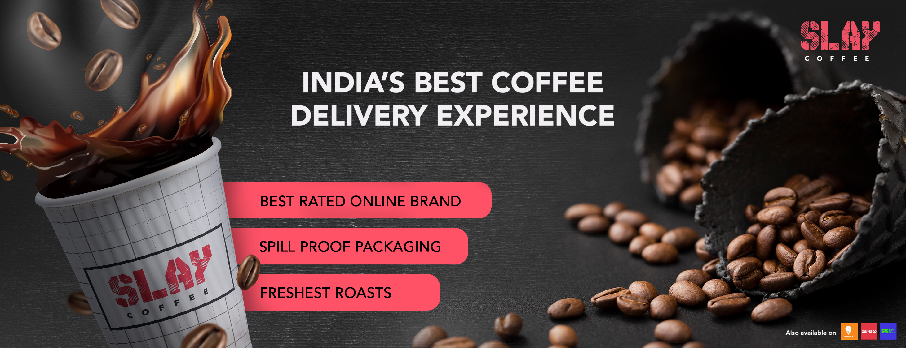 Coffee brand outdoor campaign